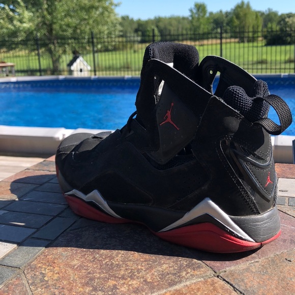 🖤❤️ Black and Red Jordan Sevens 🏀⛹🏼‍♂️ - Picture 4 of 5